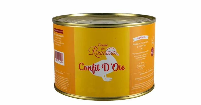 1 magret + 1 cuisse d‘oie confits 750g