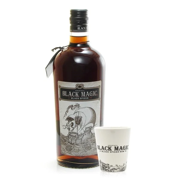 1 Rhum Porto Rico Black Magic 40° 70cl + 1 Verre Offert