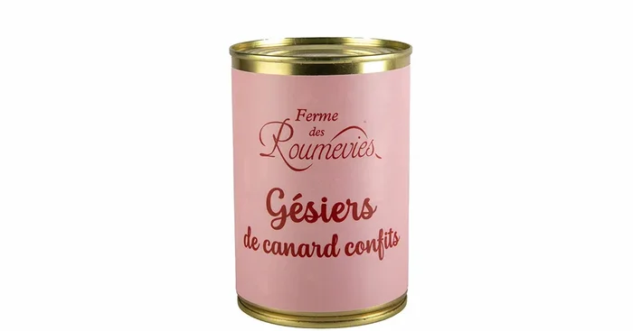 5 gésiers de canard confits 350g