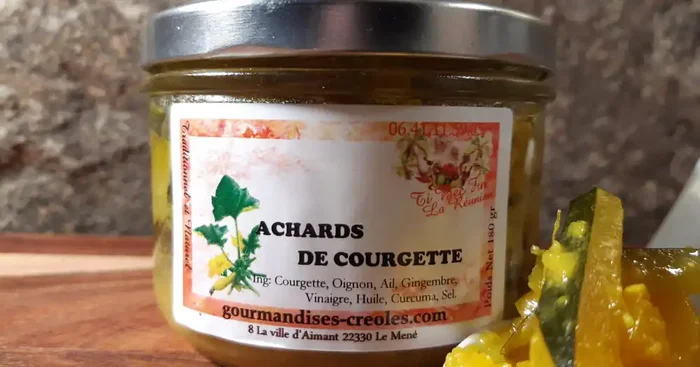 Achard de courgette