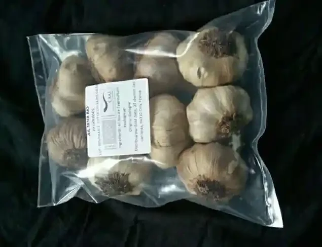 Ail noir Bio 10 têtes – 480 g en sachet