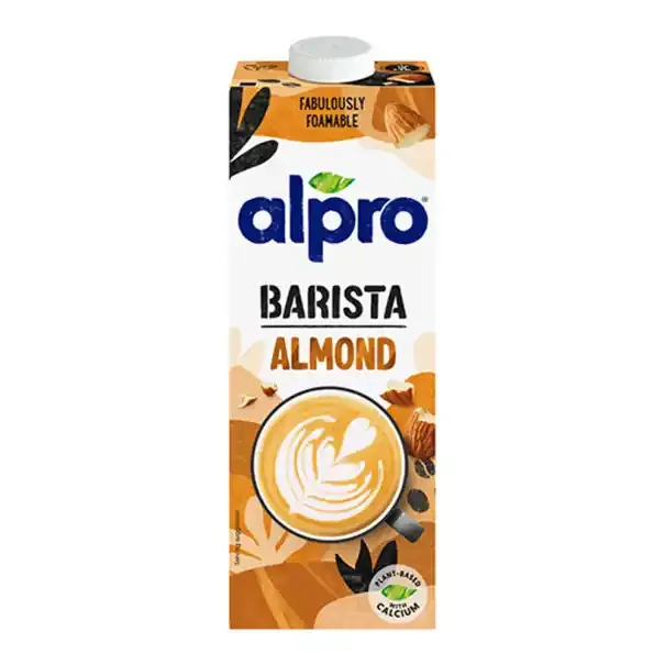 ALPRO BARISTA – BOISSON VEGETALE AMANDE BRIQUE 1L x8