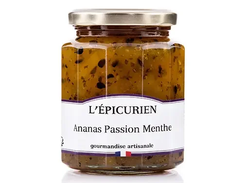 Ananas Passion Menthe – Une confiture exotique et rafraîchissante