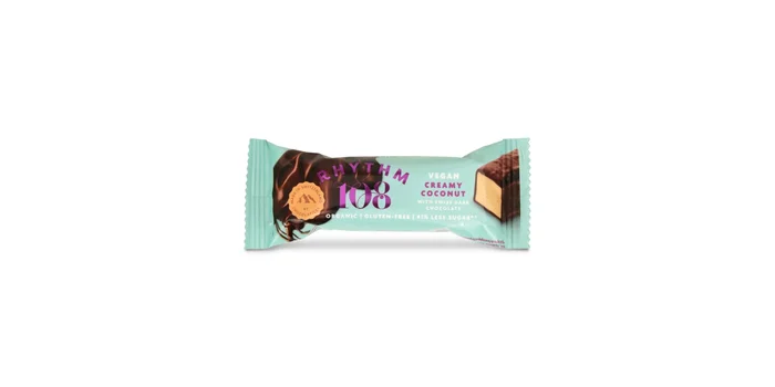 Barre chocolat noix de coco BIO 33 gr – RHYTHM 108