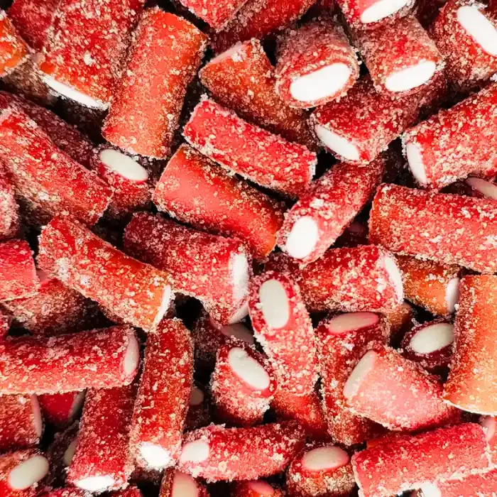 ✨ Bâtons acides Fraise XL (100g) – Lollywood