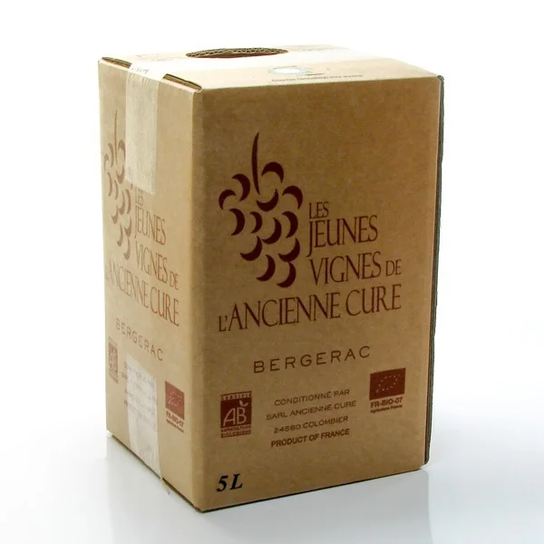 BIB Vin AOC Bergerac Rosé BIO Les Jeunes vignes de l&rsquo;Ancienne Cure 5L