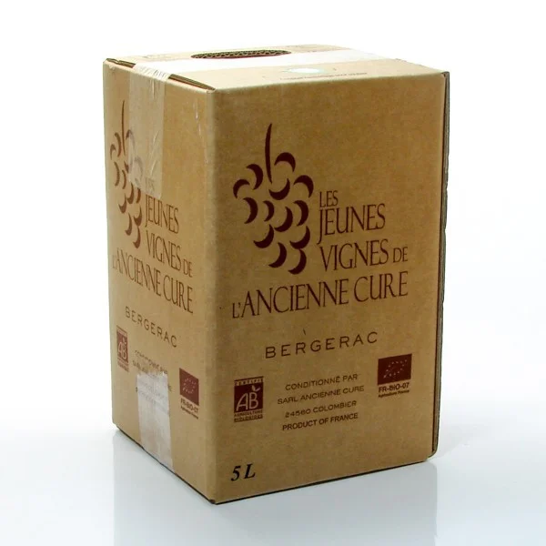 BIB Vin AOC Bergerac sec bio Jeunes Vignes de l&rsquo;Ancienne Cure 5L