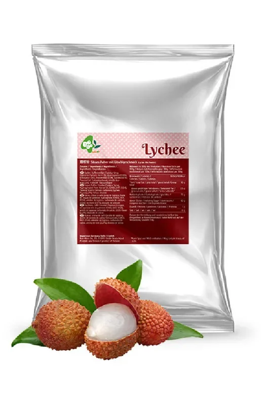 BOBOQ – BUBBLE TEA POUDRE LITCHI VEGAN POCHE 1KG