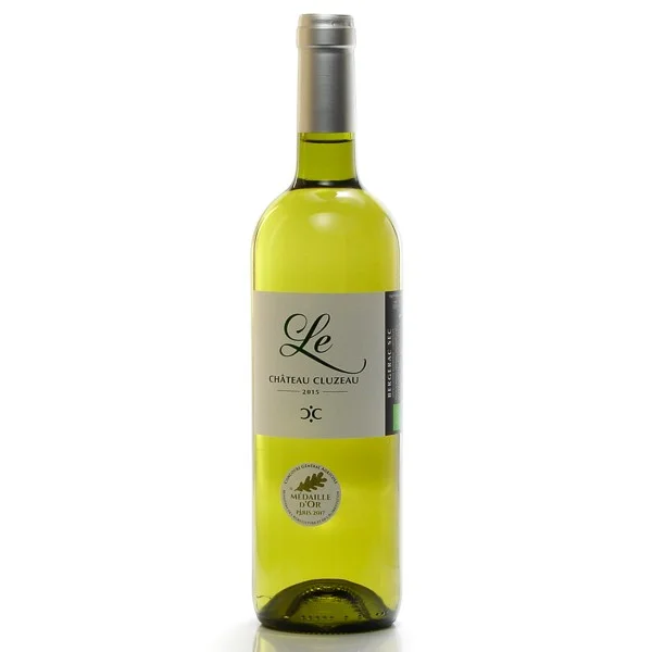 Château Cluzeau AOC Bergerac Bio Sec 2015, 75cl