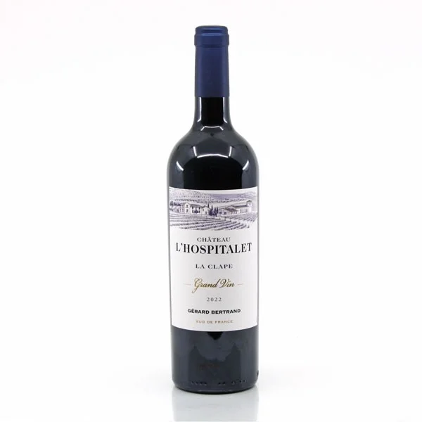 Château l&rsquo;Hospitalet Grand Vin AOP La Clape Rouge 2022 75cl