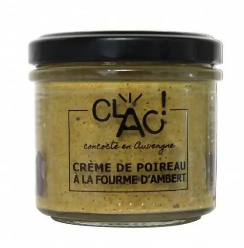 Clac — Crème de poireau à la fourme d‘ambert bio – 100 g