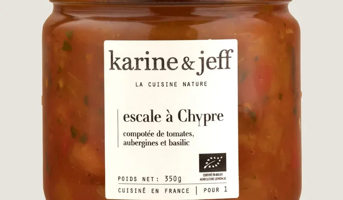 Compotée de tomates, aubergines et basilic – Escale à Chypre 350g