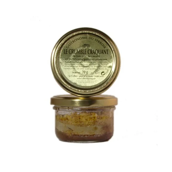 Crumble de Foie de Canard Poires et Pruneaux 70g