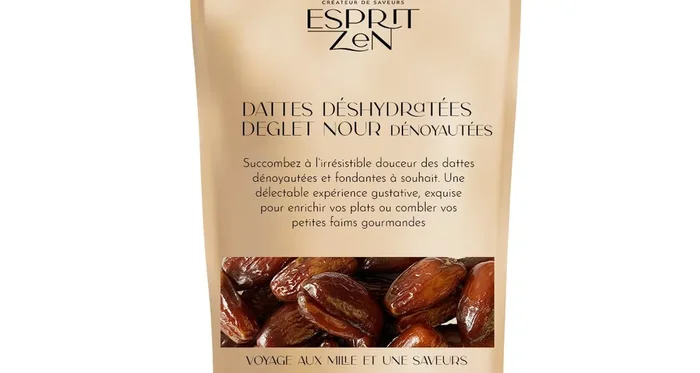 Dattes Déshydratées Dénoyautées DEGLET NOUR – Sachet de 200g