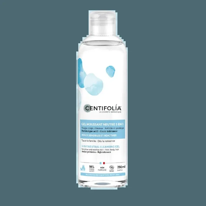 Gel Douche Shampoing Moussant Neutre 3 en 1 Bio