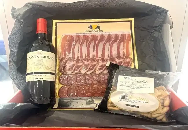 Kit Apéro – Charcuterie mix ibérique bellota & Vin rouge