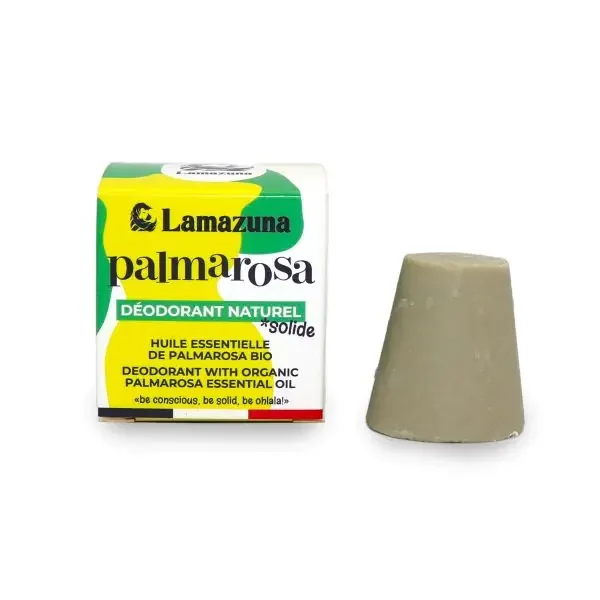 Lamazuna — Déodorant solide palmarosa – 30 ml