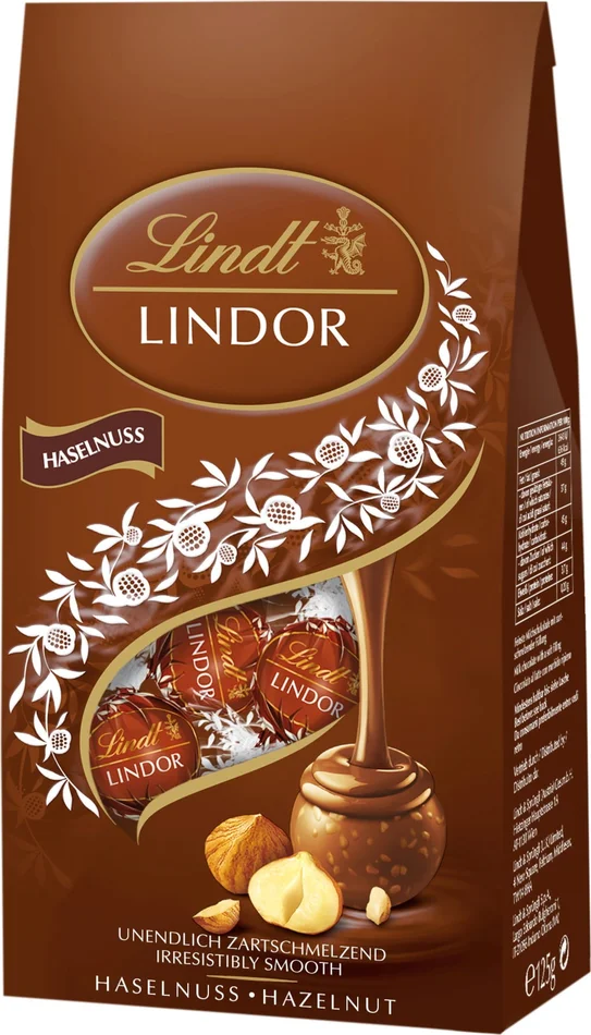 Lindt Chocolats Lindor Noisette, 125 g