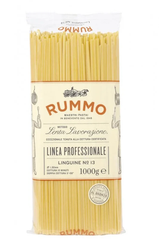 Linguine, Le Classiche, pates a la semoule de ble dur, rummo, 1 kg, Carton