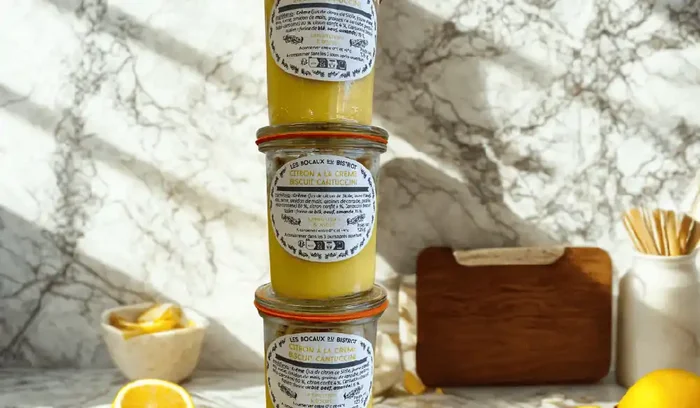 (Lot de 2x 125g) Citron à la crème, biscuit Cantuccini