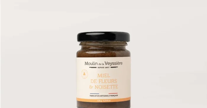 Miel de fleurs et noisette