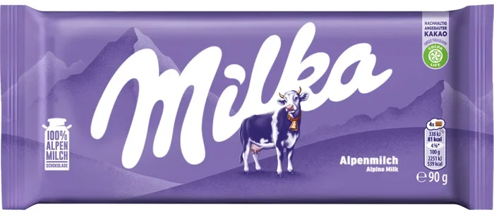 Milka Chocolat – Au Lait du Pays Alpin, 90 g