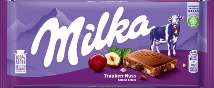 Milka Chocolat – Raisins & Noisettes, 270 g