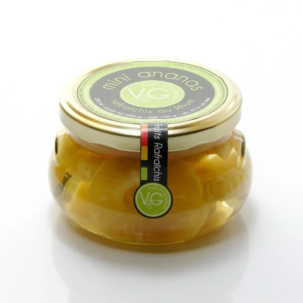 Mini-ananas rafraîchis au Rhum, 290ml