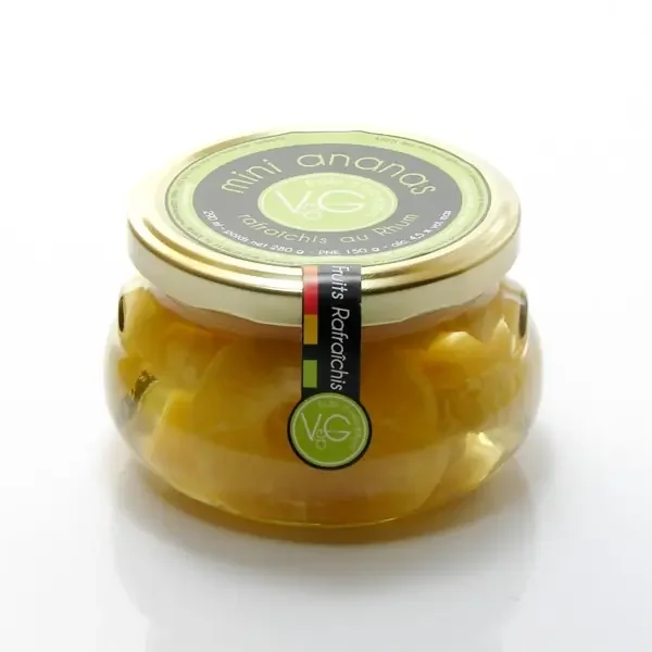 Mini-ananas rafraîchis au Rhum, 290ml