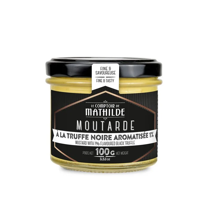 Moutarde a la Truffe Noire Aromatisee 1% – 100g