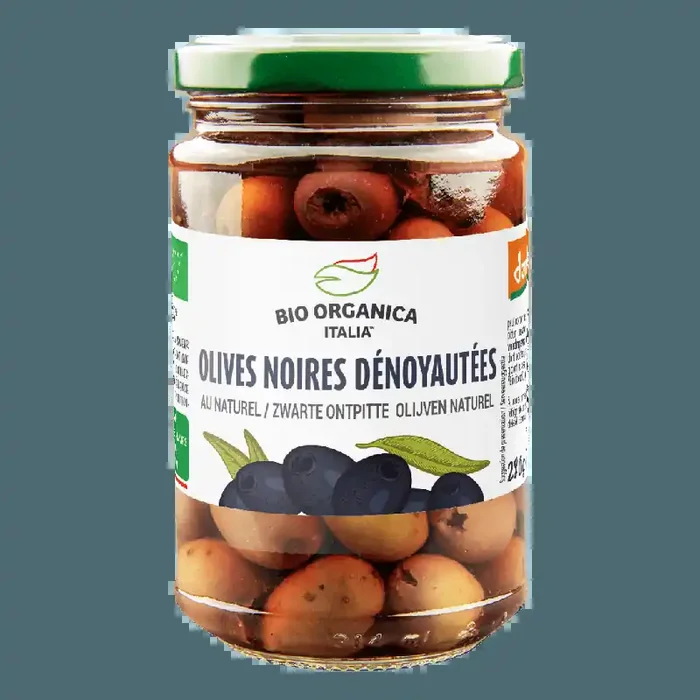 Olives Noires Dénoyautées Huile