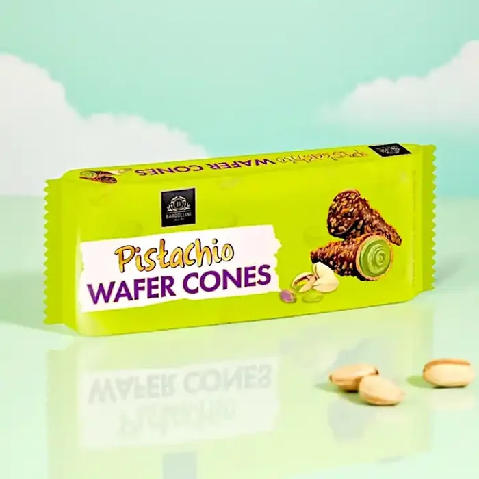 Pistachio Wafer Cones – Bardollini