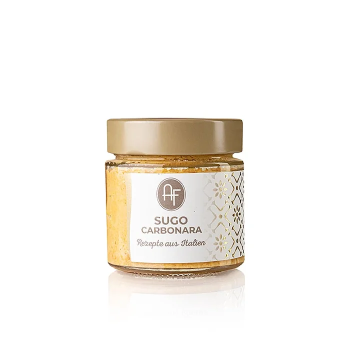 Sauce Carbonara, Cuisine Apennin, 200 g, Verre