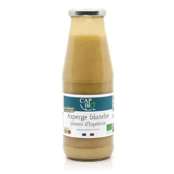Soupe Fine d‘Asperges Blanches au Piment d‘Espelette BIO 72cl