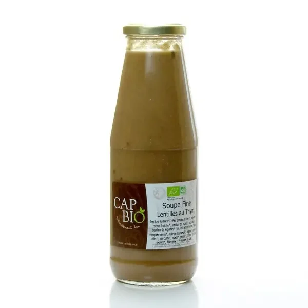 Soupe fine de lentilles au thym, 70cl