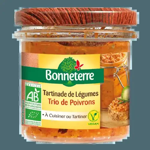 Tartinade Trio Poivrons Bio