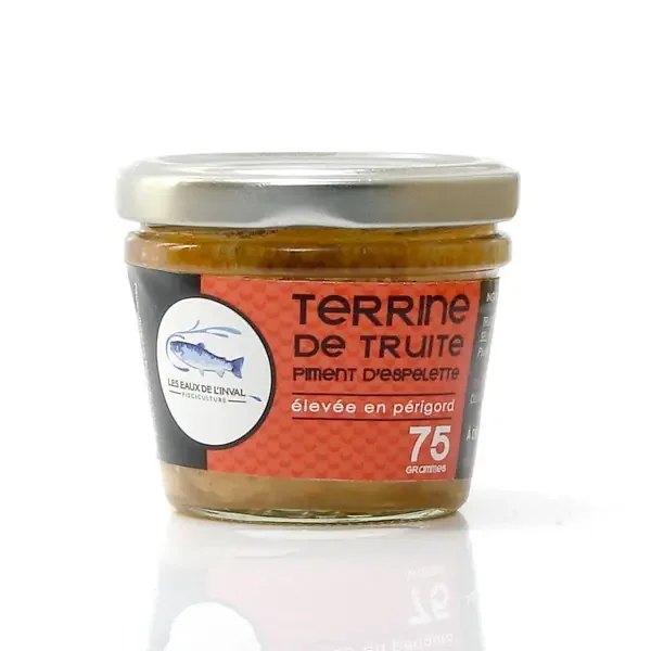Terrine de truite au piment d‘Espelette, 75g