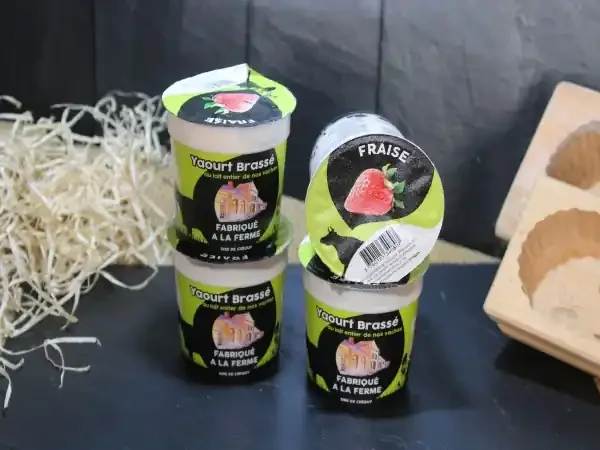 Yaourt brassé – Fraise x4